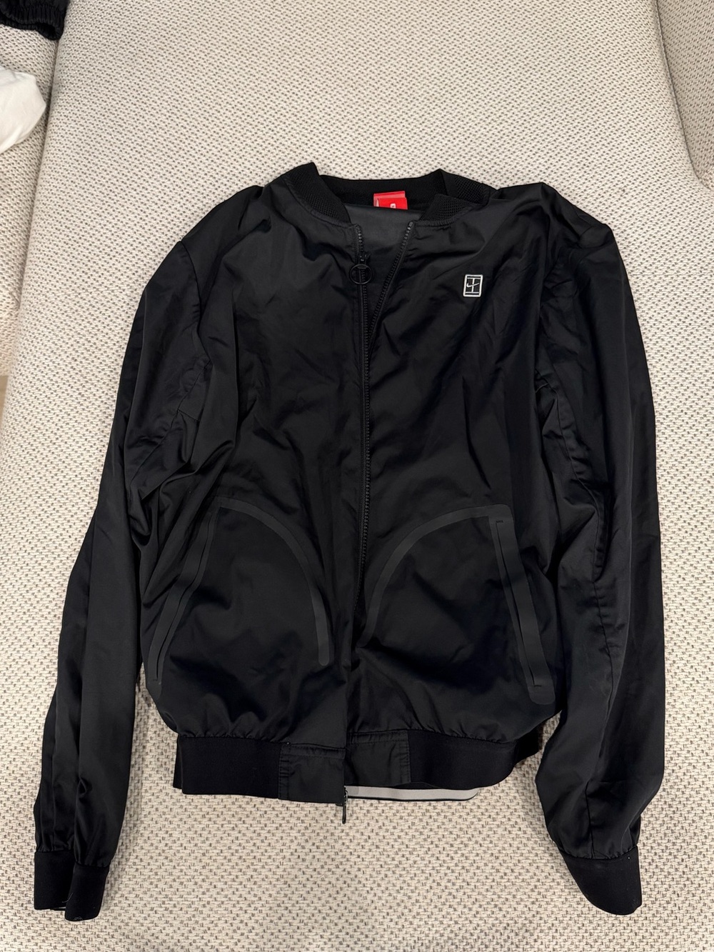 Nike Black Bomber Jacket with Subtle Logo